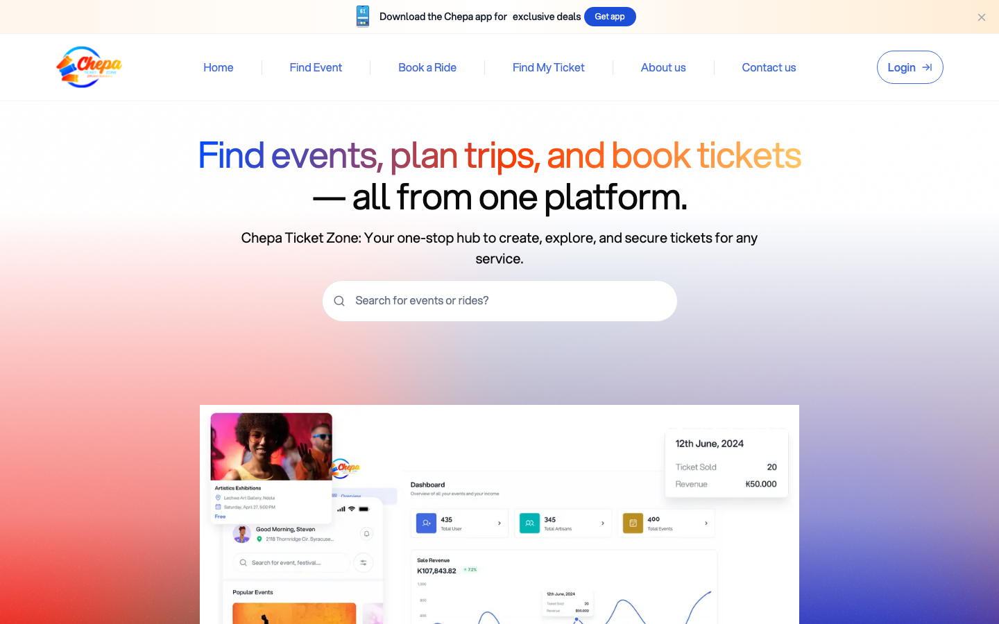 Chepaticket Ticketing Platform